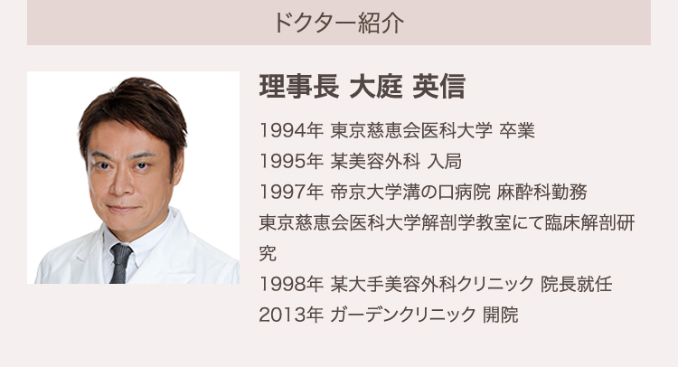 ガーデンクリニック ドクター紹介